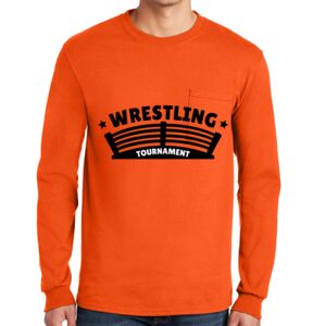 Gildan Ultra Cotton Long Sleeve T-Shirt with Pocket Thumbnail