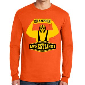 Gildan Ultra Cotton Long Sleeve T-Shirt with Pocket Thumbnail