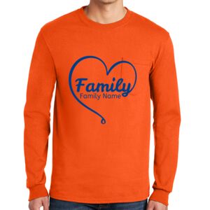 Gildan Ultra Cotton Long Sleeve T-Shirt with Pocket Thumbnail