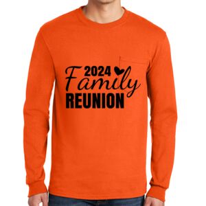 Gildan Ultra Cotton Long Sleeve T-Shirt with Pocket Thumbnail