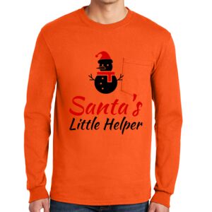 Gildan Ultra Cotton Long Sleeve T-Shirt with Pocket Thumbnail