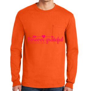 Gildan Ultra Cotton Long Sleeve T-Shirt with Pocket Thumbnail
