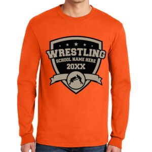 Gildan Ultra Cotton Long Sleeve T-Shirt with Pocket Thumbnail