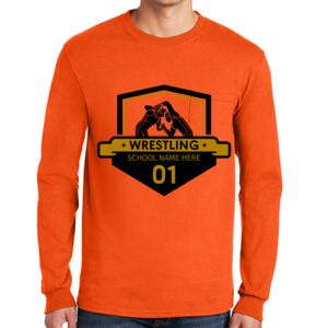 Gildan Ultra Cotton Long Sleeve T-Shirt with Pocket Thumbnail