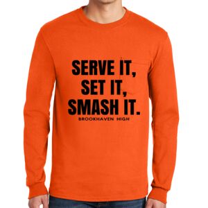 Gildan Ultra Cotton Long Sleeve T-Shirt with Pocket Thumbnail