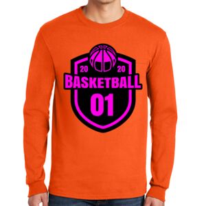 Gildan Ultra Cotton Long Sleeve T-Shirt with Pocket Thumbnail