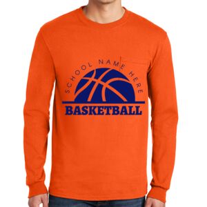 Gildan Ultra Cotton Long Sleeve T-Shirt with Pocket Thumbnail