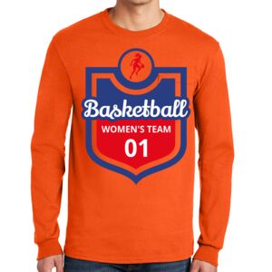 Gildan Ultra Cotton Long Sleeve T-Shirt with Pocket Thumbnail