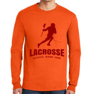 Gildan Ultra Cotton Long Sleeve T-Shirt with Pocket Thumbnail