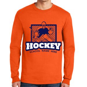 Gildan Ultra Cotton Long Sleeve T-Shirt with Pocket Thumbnail