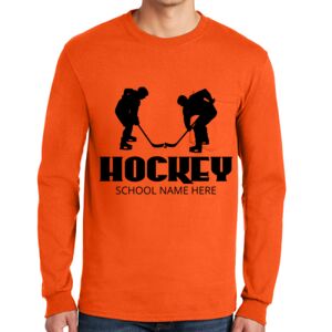 Gildan Ultra Cotton Long Sleeve T-Shirt with Pocket Thumbnail