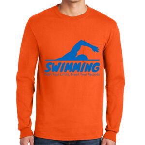 Gildan Ultra Cotton Long Sleeve T-Shirt with Pocket Thumbnail