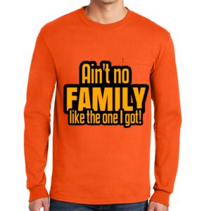 Gildan Ultra Cotton Long Sleeve T-Shirt with Pocket Thumbnail