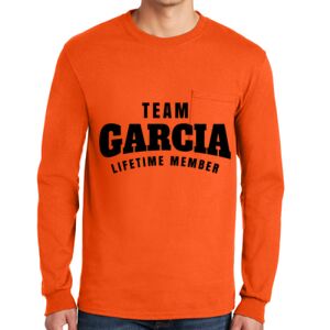 Gildan Ultra Cotton Long Sleeve T-Shirt with Pocket Thumbnail