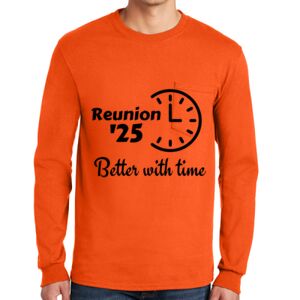 Gildan Ultra Cotton Long Sleeve T-Shirt with Pocket Thumbnail