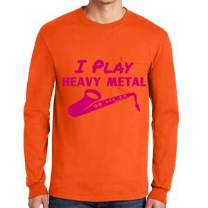 Gildan Ultra Cotton Long Sleeve T-Shirt with Pocket Thumbnail