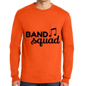 Gildan Ultra Cotton Long Sleeve T-Shirt with Pocket Thumbnail