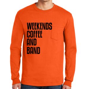 Gildan Ultra Cotton Long Sleeve T-Shirt with Pocket Thumbnail