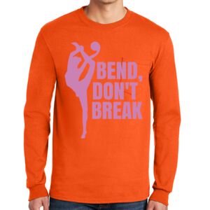 Gildan Ultra Cotton Long Sleeve T-Shirt with Pocket Thumbnail