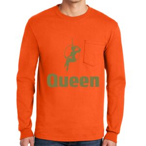 Gildan Ultra Cotton Long Sleeve T-Shirt with Pocket Thumbnail