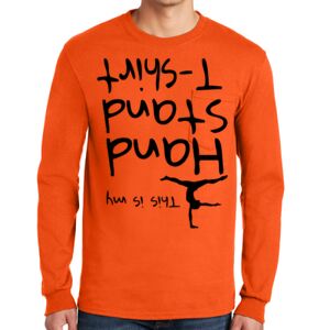 Gildan Ultra Cotton Long Sleeve T-Shirt with Pocket Thumbnail