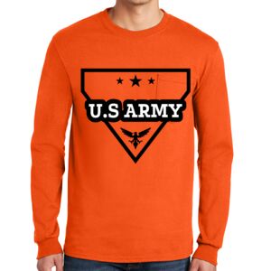 Gildan Ultra Cotton Long Sleeve T-Shirt with Pocket Thumbnail