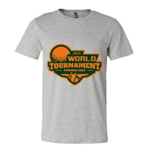 BELLA + CANVAS Unisex Short Sleeve Heather Jersey Tee Thumbnail