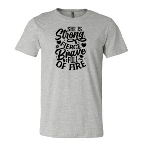 BELLA + CANVAS Unisex Short Sleeve Heather Jersey Tee Thumbnail