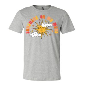 BELLA + CANVAS Unisex Short Sleeve Heather Jersey Tee Thumbnail