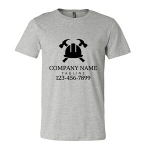 BELLA + CANVAS Unisex Short Sleeve Heather Jersey Tee Thumbnail