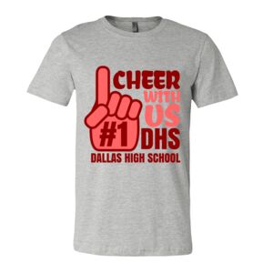 BELLA + CANVAS Unisex Short Sleeve Heather Jersey Tee Thumbnail