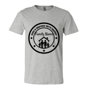 BELLA + CANVAS Unisex Short Sleeve Heather Jersey Tee Thumbnail