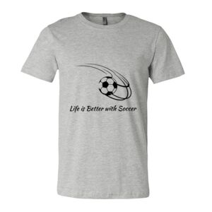 BELLA + CANVAS Unisex Short Sleeve Heather Jersey Tee Thumbnail