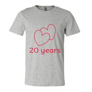 BELLA + CANVAS Unisex Short Sleeve Heather Jersey Tee Thumbnail