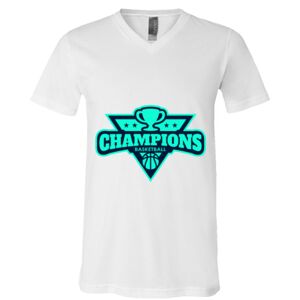 BELLA + CANVAS Unisex Jersey V-Neck Tee Thumbnail