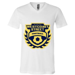 BELLA + CANVAS Unisex Jersey V-Neck Tee Thumbnail