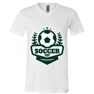 BELLA + CANVAS Unisex Jersey V-Neck Tee Thumbnail