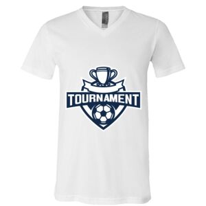 BELLA + CANVAS Unisex Jersey V-Neck Tee Thumbnail