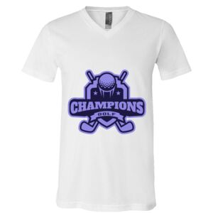 BELLA + CANVAS Unisex Jersey V-Neck Tee Thumbnail