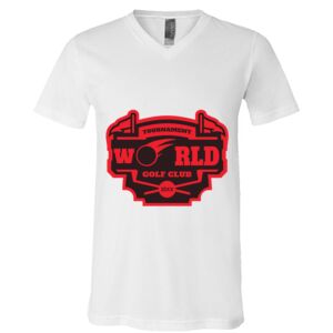 BELLA + CANVAS Unisex Jersey V-Neck Tee Thumbnail