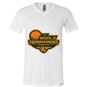 BELLA + CANVAS Unisex Jersey V-Neck Tee Thumbnail