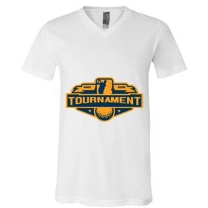 BELLA + CANVAS Unisex Jersey V-Neck Tee Thumbnail