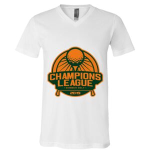 BELLA + CANVAS Unisex Jersey V-Neck Tee Thumbnail
