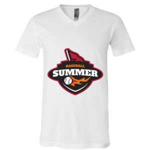 BELLA + CANVAS Unisex Jersey V-Neck Tee Thumbnail