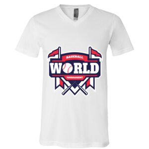 BELLA + CANVAS Unisex Jersey V-Neck Tee Thumbnail