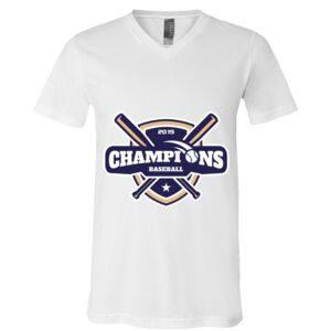 BELLA + CANVAS Unisex Jersey V-Neck Tee Thumbnail