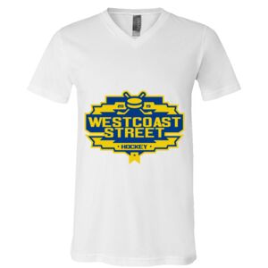 BELLA + CANVAS Unisex Jersey V-Neck Tee Thumbnail