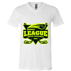 BELLA + CANVAS Unisex Jersey V-Neck Tee Thumbnail