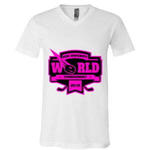 BELLA + CANVAS Unisex Jersey V-Neck Tee Thumbnail