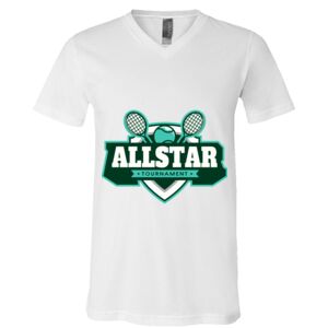 BELLA + CANVAS Unisex Jersey V-Neck Tee Thumbnail